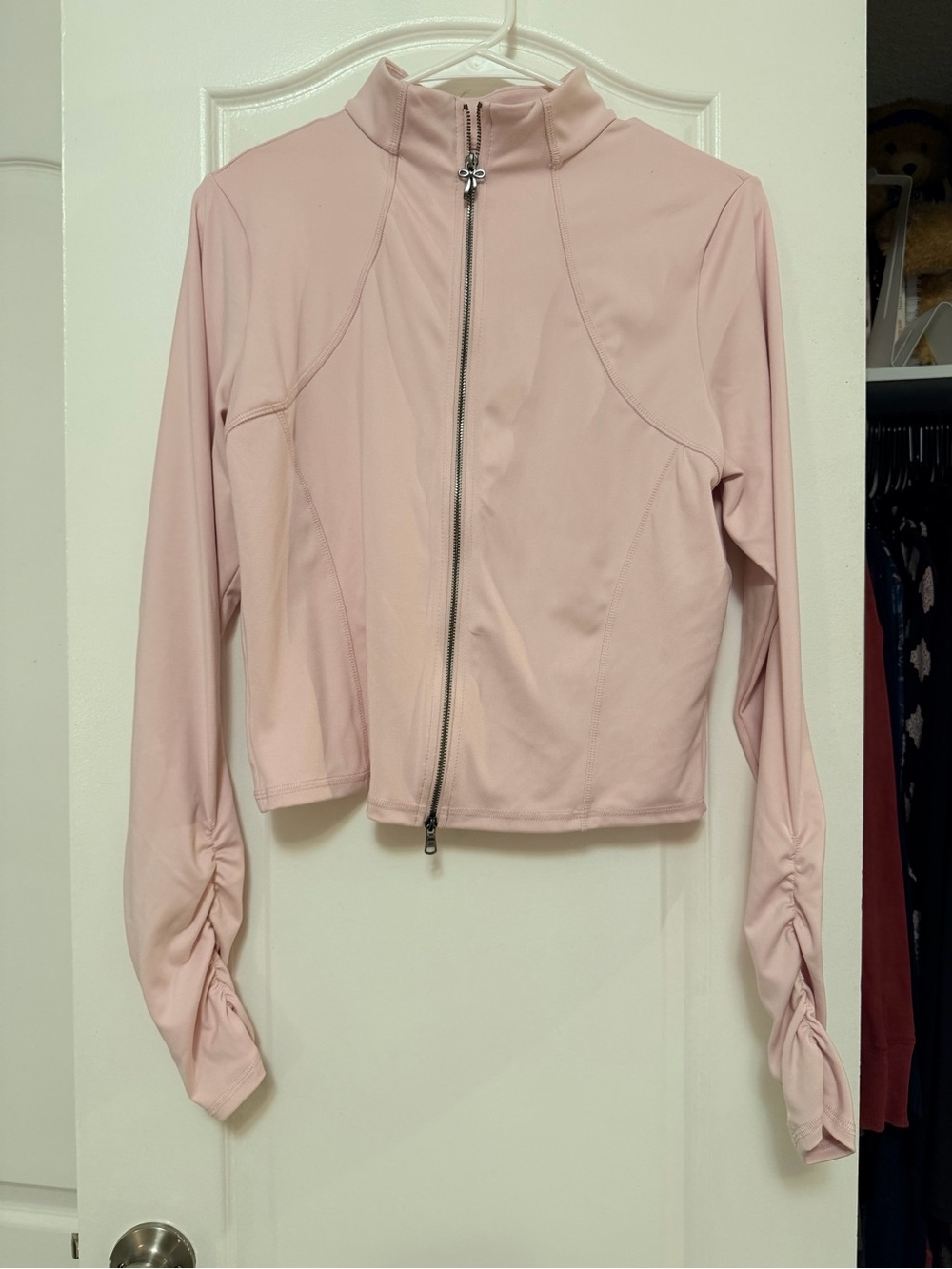 Gilly Hicks Pink Bow Active Jacket
